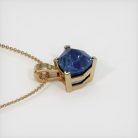 1.84 Ct. Sapphire Pendant, 14K Yellow Gold 3