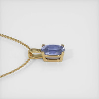 2.02 Ct. Sapphire Pendant, 14K Yellow Gold 3