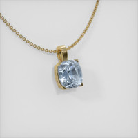 0.67 Ct. Sapphire Pendant, 14K Yellow Gold 2