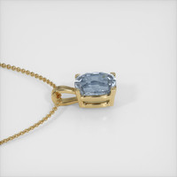 0.67 Ct. Sapphire Pendant, 14K Yellow Gold 3