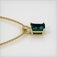 1.63 Ct. Gemstone Pendant, 14K Yellow Gold 3