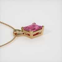 0.42 Ct. Sapphire Pendant, 14K Yellow Gold 3