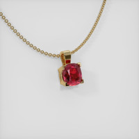 1.74 Ct. Ruby Pendant, 14K Yellow Gold 2