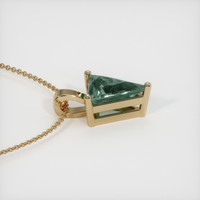 0.93 Ct. Sapphire Pendant, 14K Yellow Gold 3