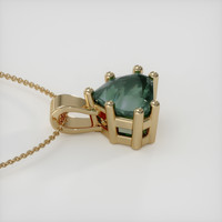 1.20 Ct. Sapphire Pendant, 14K Yellow Gold 3
