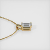 1.42 Ct. Sapphire Pendant, 14K Yellow Gold 3