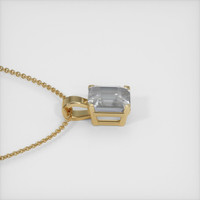 6.06 Ct. Sapphire Pendant, 14K Yellow Gold 3