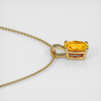 1.03 Ct. Sapphire Pendant, 14K Yellow Gold 3
