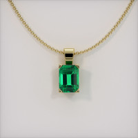 Emerald Pendant 0.92 Ct. 18K Yellow Gold Preview