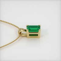 Emerald Pendant 0.92 Ct. 18K Yellow Gold Preview