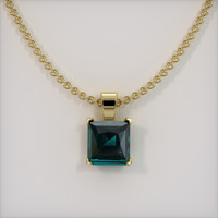 1.63 Ct. Gemstone Pendant, 18K Yellow Gold 1