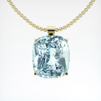 45.26 Ct. Gemstone Pendant, 18K Yellow Gold 1