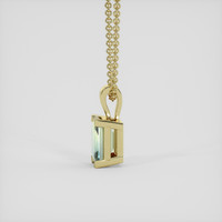 1.06 Ct. Bi Color Sapphire Pendant, 18K Yellow Gold 3