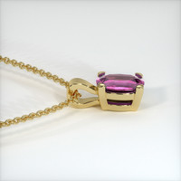 0.69 Ct. Sapphire Pendant, 18K Yellow Gold 3