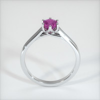 0.75 Ct. Pinkish Purple Sapphire Ring, Platinum 950 3