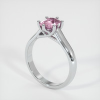 0.75 Ct. Pink Sapphire Ring, Platinum 950 2