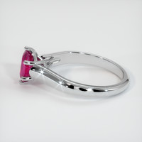 0.91 Ct. Ruby Ring, Platinum 950 4