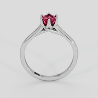 1.24 Ct. Pinkish Red Ruby Ring, Platinum 950 3