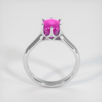2.45 Ct. Pink Sapphire Ring, Platinum 950 3