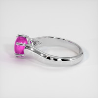 2.45 Ct. Pink Sapphire Ring, Platinum 950 4