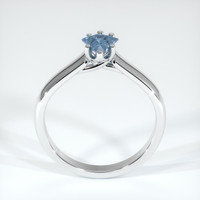 0.71 Ct. Sapphire Ring, Platinum 950 3