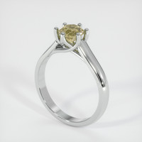 0.78 Ct. Sapphire Ring, Platinum 950 2