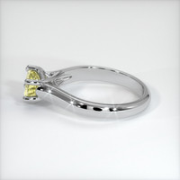 1.23 Ct. Yellow Sapphire Ring, Platinum 950 4