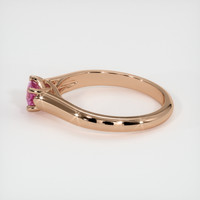 0.39 Ct. Pink Sapphire Ring, 14K Rose Gold 4