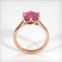 3.31 Ct. Pink Sapphire Ring, 14K Rose Gold 3