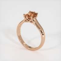1.59 Ct. Sapphire Ring, 14K Rose Gold 2