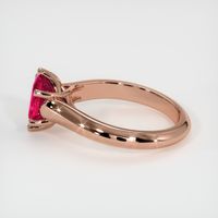 2.03 Ct. Ruby Ring, 14K Rose Gold 4