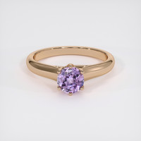 1.73 Ct. Pinkish Purple Sapphire Ring, 14K Rose Gold 1