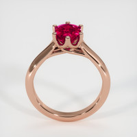 2.03 Ct. Ruby Ring, 18K Rose Gold 3