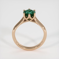 1.13 Ct. Green Sapphire Ring, 18K Rose Gold 3