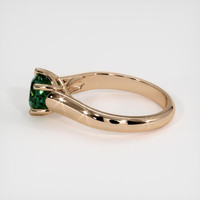 1.13 Ct. Green Sapphire Ring, 18K Rose Gold 4