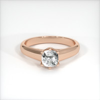 0.78 Ct. Sapphire Ring, 18K Rose Gold 1