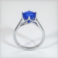 3.15 Ct. Blue Sapphire Ring, 10K White Gold 3