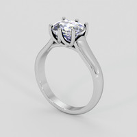 2.56 Ct. Bi Color / Parti Sapphire Ring, 10K White Gold 2