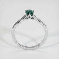 0.78 Ct. Bluish Green Sapphire Ring, 10K White Gold 3