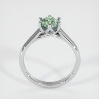 0.70 Ct. Green Sapphire Ring, 10K White Gold 3