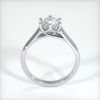 1.29 Ct. Bluish Grey Sapphire Ring, 10K White Gold 3