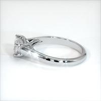 1.29 Ct. Bluish Grey Sapphire Ring, 10K White Gold 4