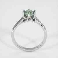 0.76 Ct. Bluish Grey Sapphire Ring, 10K White Gold 3
