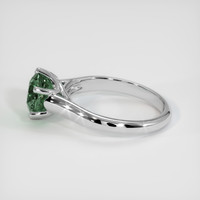 2.23 Ct. Green Sapphire Ring, 14K White Gold 4