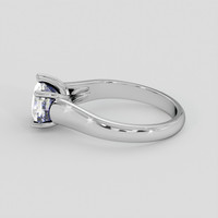2.56 Ct. Bi Color / Parti Sapphire Ring, 14K White Gold 4