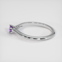0.26 Ct. Sapphire Ring, 14K White Gold 4