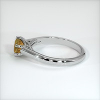 0.79 Ct. Sapphire Ring, 14K White Gold 4