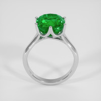 5.23 Ct. Emerald Ring, 18K White Gold 3