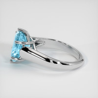 4.01 Ct. Gemstone Ring, 18K White Gold 4