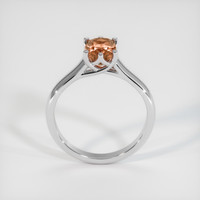 1.59 Ct. Padparadscha Sapphire Ring, 18K White Gold 3